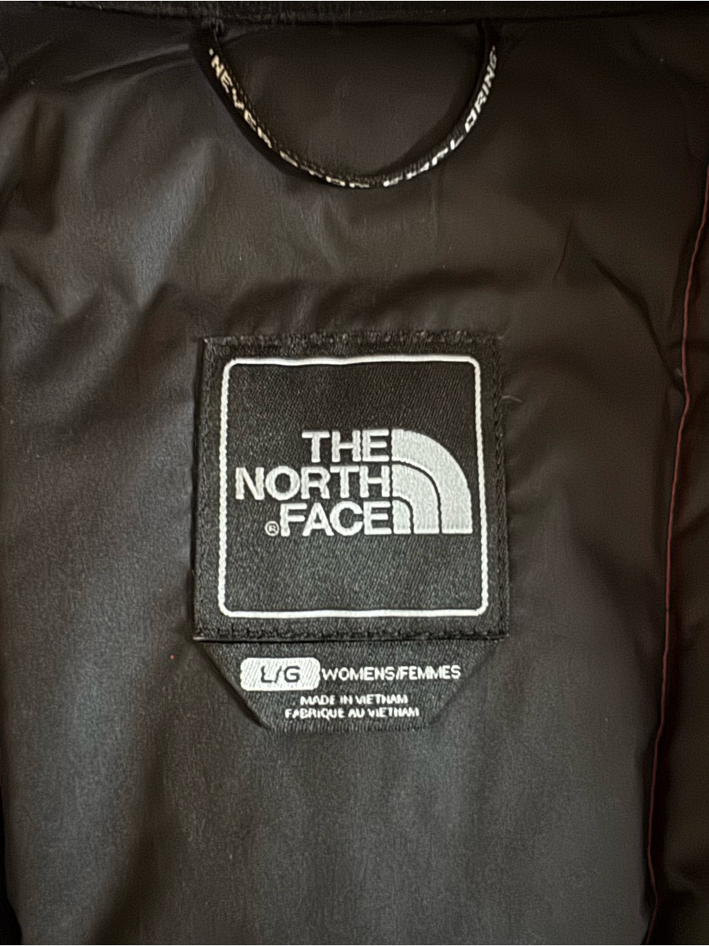 The North Face 550 Goose Down Hooded Long Puffer Winter Parka Red Size Large - Picture 3 of 14